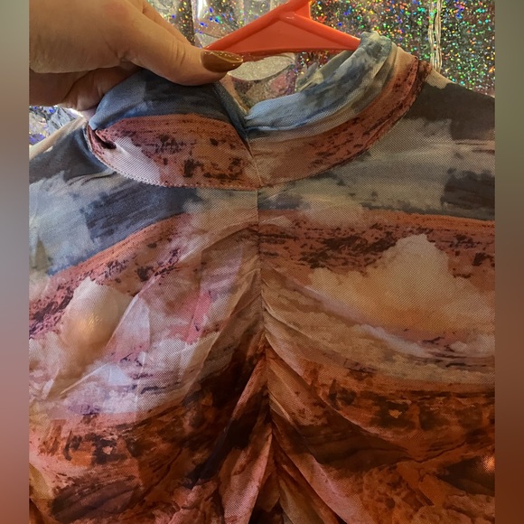 Landscaped Ruched Dress - Picture 10 of 10